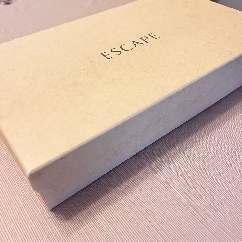 VTG Perfume Box [Only] ESCAPE By Calvin Klein Gift Style Cardboard Package/Lid